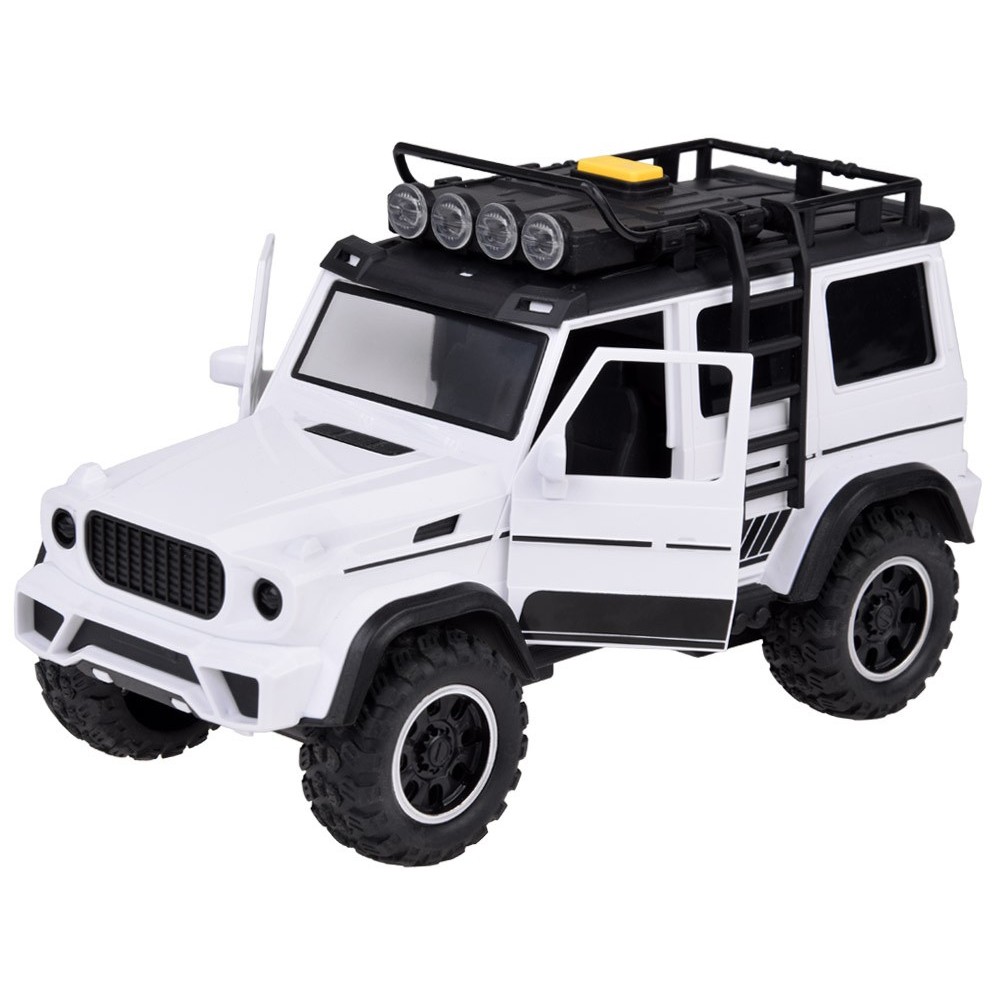 JOKO Auto Jeep OFF-ROAD so svetlom a zvukom, biele
