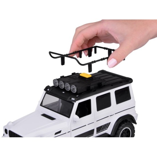 JOKO Auto Jeep OFF-ROAD so svetlom a zvukom, biele