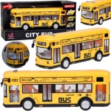 JOKO Autobus na batériek s otváracími dverami, svetlom a zvukom, žltý