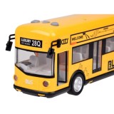 JOKO Autobus na batériek s otváracími dverami, svetlom a zvukom, žltý