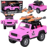 JOKO Ružové Auto Jeep OFF Road so Surfovacími Doskami, so zvukom