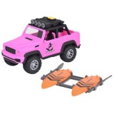 JOKO Ružové Auto Jeep OFF Road so Surfovacími Doskami, so zvukom