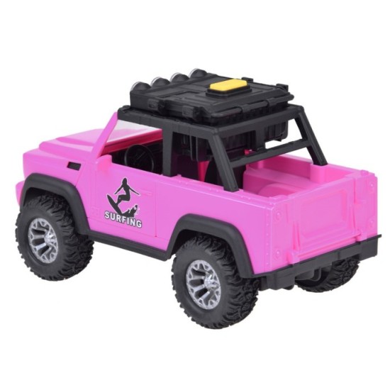 JOKO Ružové Auto Jeep OFF Road so Surfovacími Doskami, so zvukom