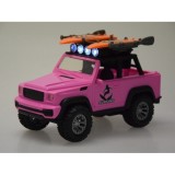 JOKO Ružové Auto Jeep OFF Road so Surfovacími Doskami, so zvukom