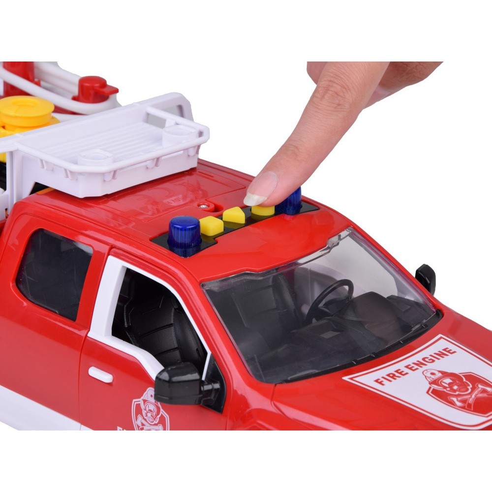 JOKO Hasičské auto so striekajúcou VODOU so svetlom a zvukom + čerpadlo na vodu