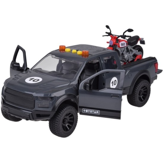 JOKO Sada Auto Pick Up so sveltom a zvukom, Motorka 2v1