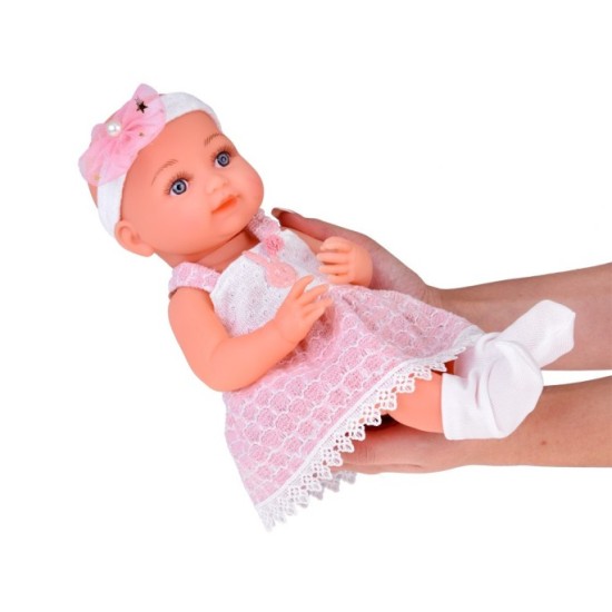 JOKO Bábika s cumlíkom a fľašou 36cm, ružová