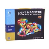 JOKO Magnetická Stavebnica s LED svetlom 76ks