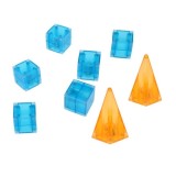 JOKO Svietiace Magnetické Kocky 3D s LED svetlom 64ks