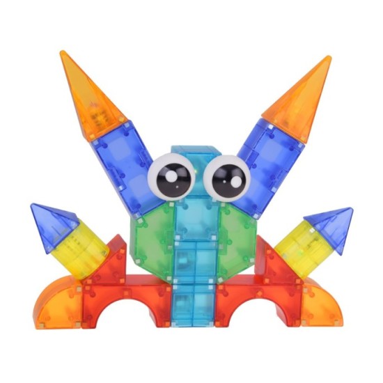 JOKO Svietiace Magnetické Kocky 3D s LED svetlom 64ks