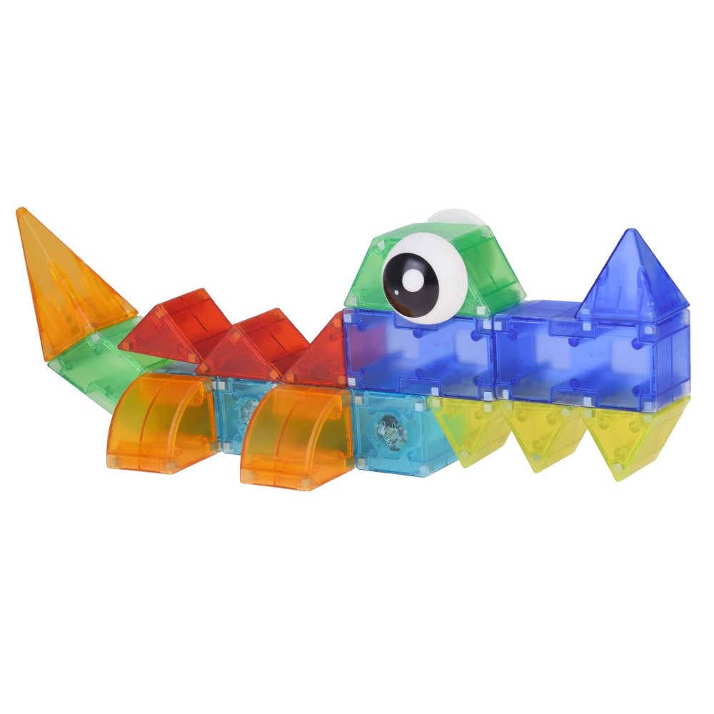 JOKO Svietiace Magnetické Kocky 3D s LED svetlom 64ks