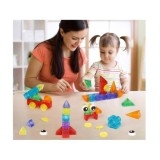 JOKO Svietiace Magnetické Kocky 3D s LED svetlom 64ks