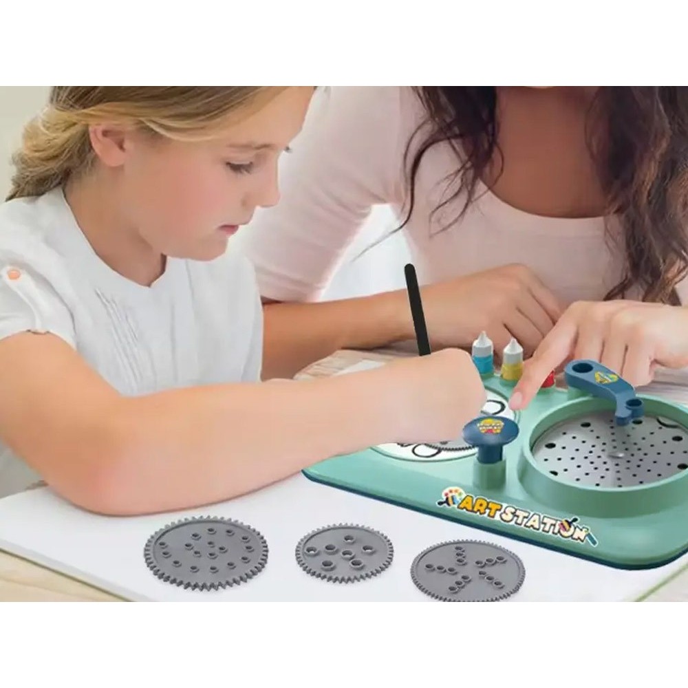 JOKO Sada Kreatívna Tabuľa pre deti 49ks + Spirograf 3v1