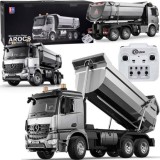 Double Eagle RC Kovové Nákladné Auto Mercedes Arocs s vyklápacou vlečkou na diaľkové ovládanie, so svetlom a zvukom 1:20 + USB n
