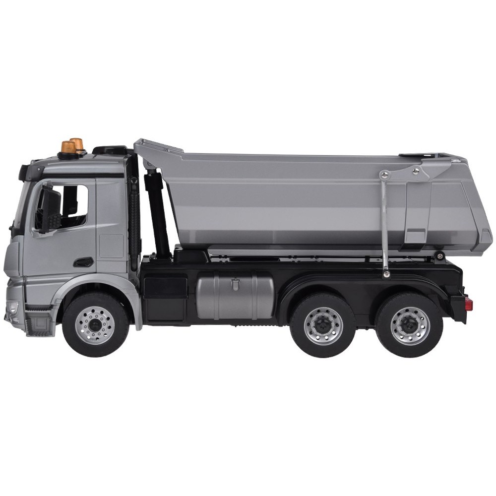 Double Eagle RC Kovové Nákladné Auto Mercedes Arocs s vyklápacou vlečkou na diaľkové ovládanie, so svetlom a zvukom 1:20 + USB n