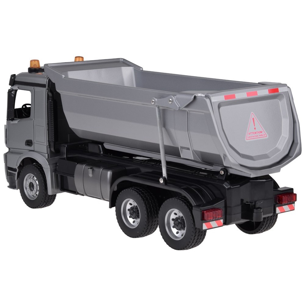 Double Eagle RC Kovové Nákladné Auto Mercedes Arocs s vyklápacou vlečkou na diaľkové ovládanie, so svetlom a zvukom 1:20 + USB n