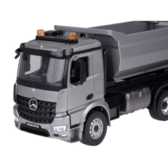 Double Eagle RC Kovové Nákladné Auto Mercedes Arocs s vyklápacou vlečkou na diaľkové ovládanie, so svetlom a zvukom 1:20 + USB n