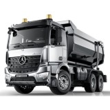 Double Eagle RC Kovové Nákladné Auto Mercedes Arocs s vyklápacou vlečkou na diaľkové ovládanie, so svetlom a zvukom 1:20 + USB n
