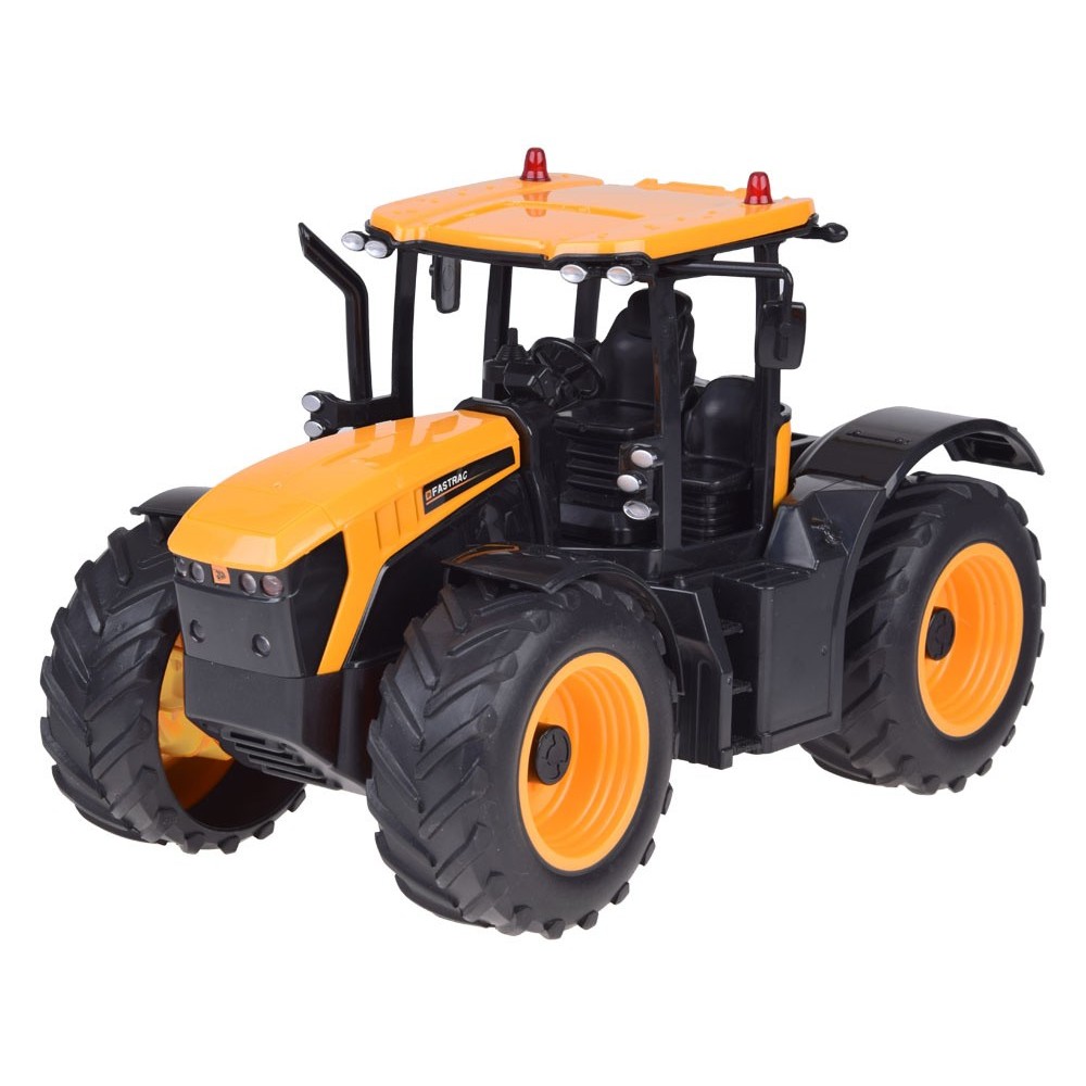 JOKO RC Traktor JCB s vlečkou 1:16 na diaľkové ovládanie so svetlom a zvukom 69cm, žltý