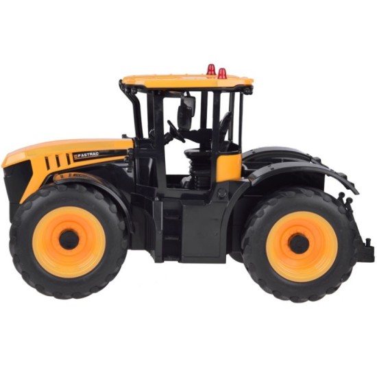 JOKO RC Traktor JCB s vlečkou 1:16 na diaľkové ovládanie so svetlom a zvukom 69cm, žltý