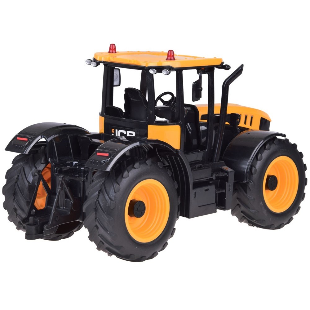 JOKO RC Traktor JCB s vlečkou 1:16 na diaľkové ovládanie so svetlom a zvukom 69cm, žltý