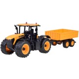 JOKO RC Traktor JCB s vlečkou 1:16 na diaľkové ovládanie so svetlom a zvukom 69cm, žltý