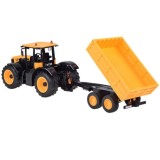 JOKO RC Traktor JCB s vlečkou 1:16 na diaľkové ovládanie so svetlom a zvukom 69cm, žltý