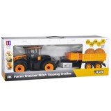 JOKO RC Traktor JCB s vlečkou 1:16 na diaľkové ovládanie so svetlom a zvukom 69cm, žltý