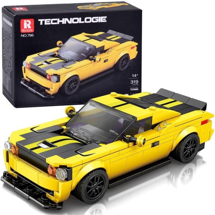JOKO Technická Stavebnica Športové Auto 336ks, žlté