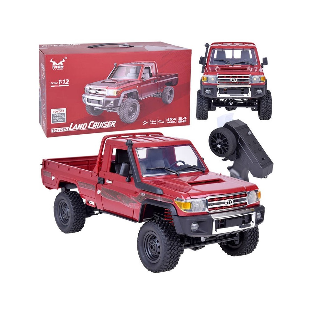 JOKO RC Auto Toyota Land Cruiser 4x4 na diaľkové ovládanie, červené