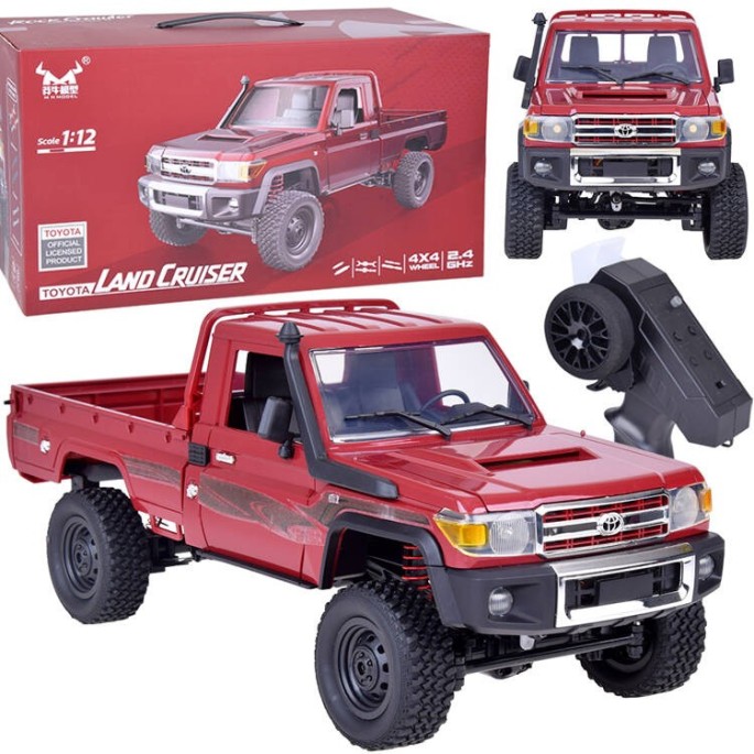 JOKO RC Auto Toyota Land Cruiser 4x4 na diaľkové ovládanie, červené
