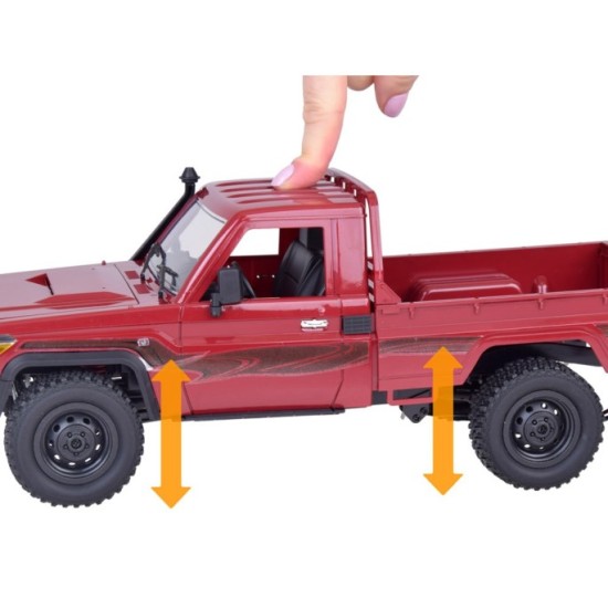 JOKO RC Auto Toyota Land Cruiser 4x4 na diaľkové ovládanie, červené
