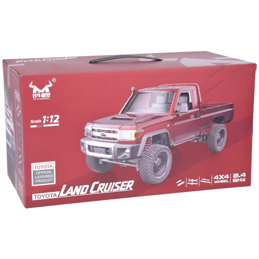 JOKO RC Auto Toyota Land Cruiser 4x4 na diaľkové ovládanie, červené