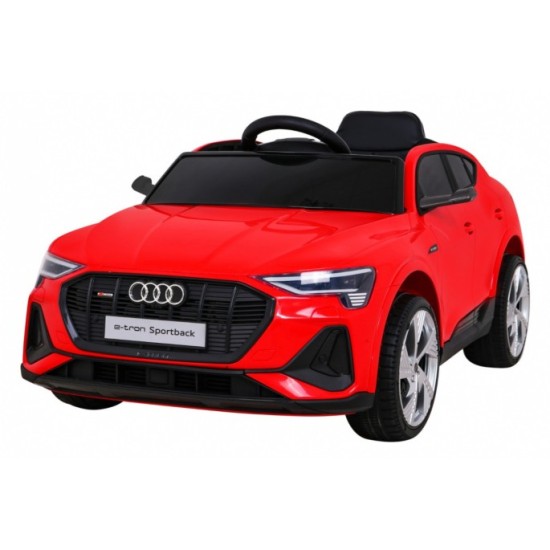 JOKO Elektrické autíčko AUDI E-Tron Sportback 4x4, penové kolesá, kožené sedadlo,