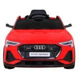 JOKO Elektrické autíčko AUDI E-Tron Sportback 4x4, penové kolesá, kožené sedadlo,
