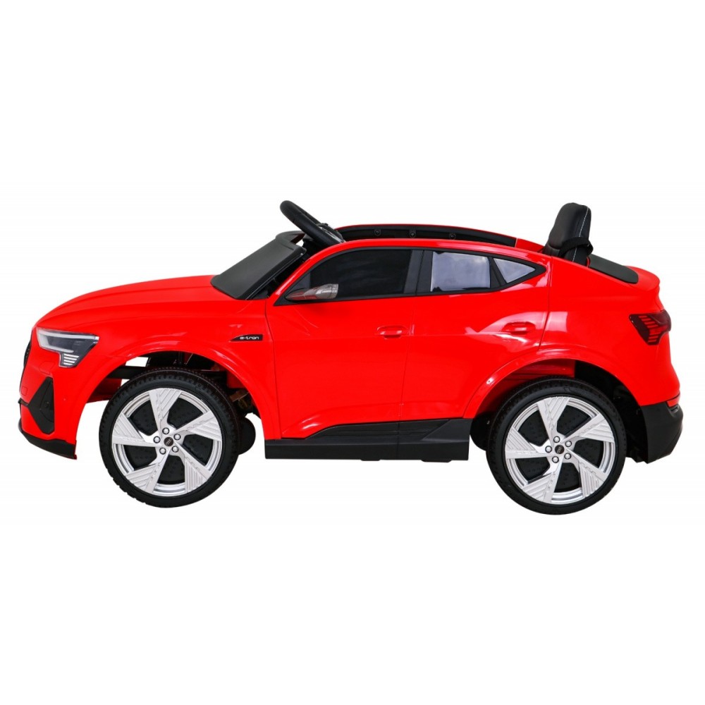 JOKO Elektrické autíčko AUDI E-Tron Sportback 4x4, penové kolesá, kožené sedadlo,