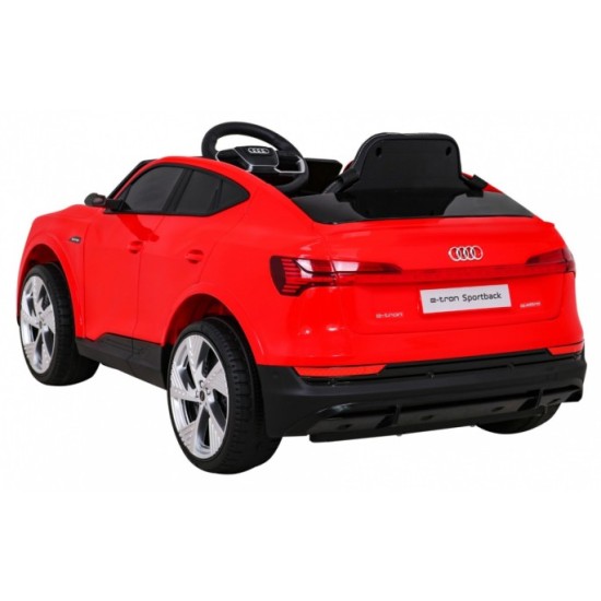 JOKO Elektrické autíčko AUDI E-Tron Sportback 4x4, penové kolesá, kožené sedadlo,
