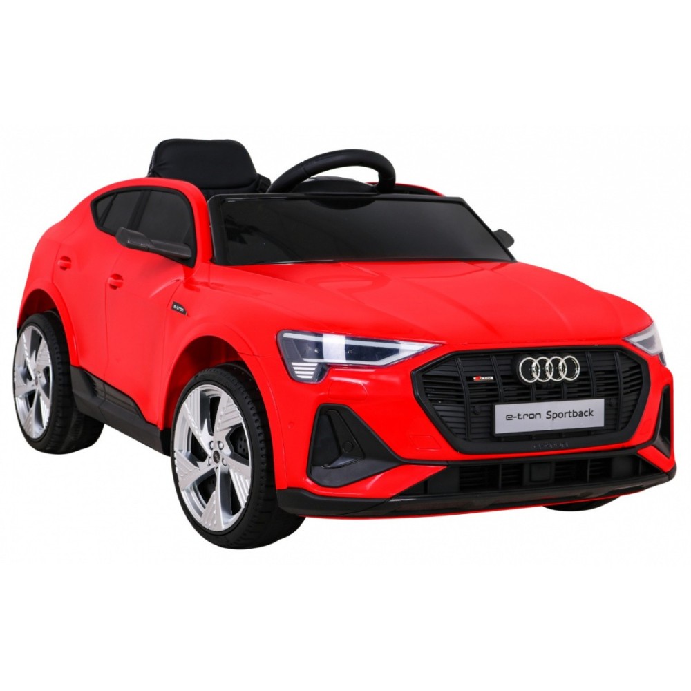 JOKO Elektrické autíčko AUDI E-Tron Sportback 4x4, penové kolesá, kožené sedadlo,