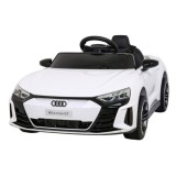 JOKO Elektrické autíčko Audi RS E-Tron GT 4x4, penové kolesá, kožené sedadlo, biele