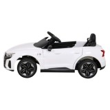 JOKO Elektrické autíčko Audi RS E-Tron GT 4x4, penové kolesá, kožené sedadlo, biele