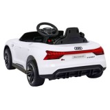 JOKO Elektrické autíčko Audi RS E-Tron GT 4x4, penové kolesá, kožené sedadlo, biele