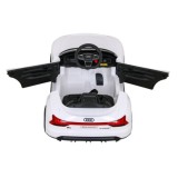 JOKO Elektrické autíčko Audi RS E-Tron GT 4x4, penové kolesá, kožené sedadlo, biele