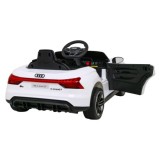 JOKO Elektrické autíčko Audi RS E-Tron GT 4x4, penové kolesá, kožené sedadlo, biele