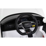 JOKO Elektrické autíčko Audi RS E-Tron GT 4x4, penové kolesá, kožené sedadlo, biele