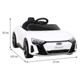 JOKO Elektrické autíčko Audi RS E-Tron GT 4x4, penové kolesá, kožené sedadlo, biele