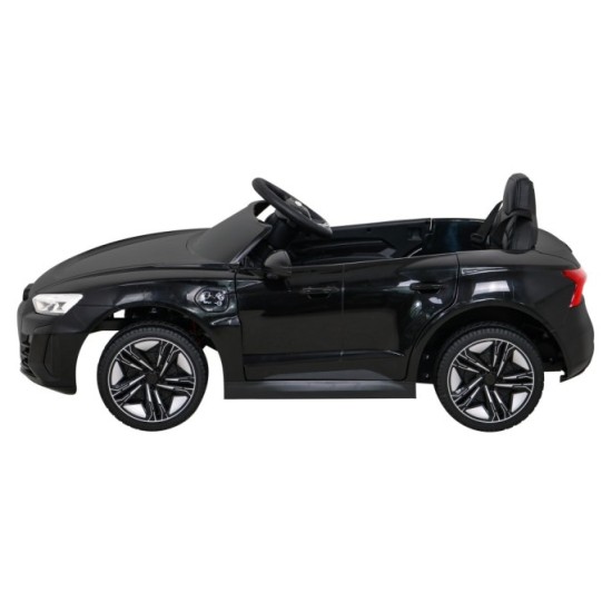 JOKO Elektrické autíčko Audi RS E-Tron GT 4x4, penové kolesá, kožené sedadlo, čierne