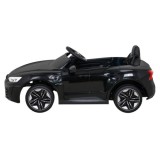 JOKO Elektrické autíčko Audi RS E-Tron GT 4x4, penové kolesá, kožené sedadlo, čierne