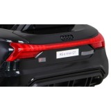 JOKO Elektrické autíčko Audi RS E-Tron GT 4x4, penové kolesá, kožené sedadlo, čierne