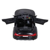 JOKO Elektrické autíčko Audi RS E-Tron GT 4x4, penové kolesá, kožené sedadlo, čierne