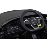 JOKO Elektrické autíčko Audi RS E-Tron GT 4x4, penové kolesá, kožené sedadlo, čierne